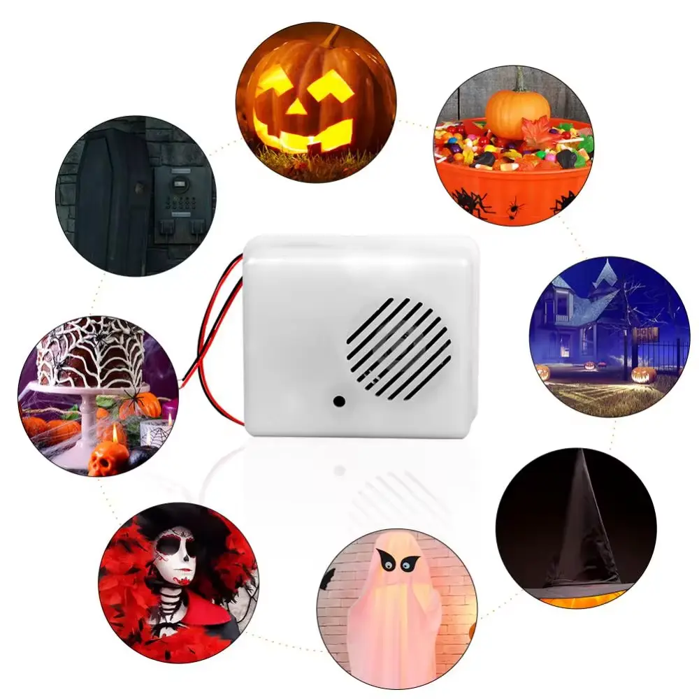 Halloween Sound Sensor Scream Speaker Terrifying Cunning Sound Control Terrifying Sound Sensor Ghost House Sound Control Prop