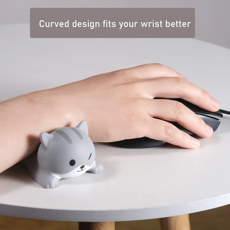 Ergonomic Wrist Stand Desktop Mouse Pad Wrist Stand Suitable for Mouse Pads Laptop Armrests Cute Animal Model Armrest Support