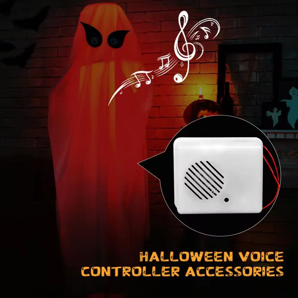 Halloween Sound Sensor Scream Speaker Terrifying Cunning Sound Control Terrifying Sound Sensor Ghost House Sound Control Prop