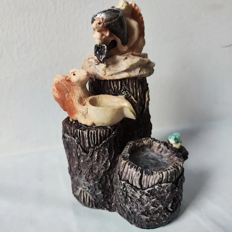 Squirrel Duck Sculpture Garden Garden Home Decoration Resin Decoration Pool Fountain Landscape Statue Forest Garden Decoration