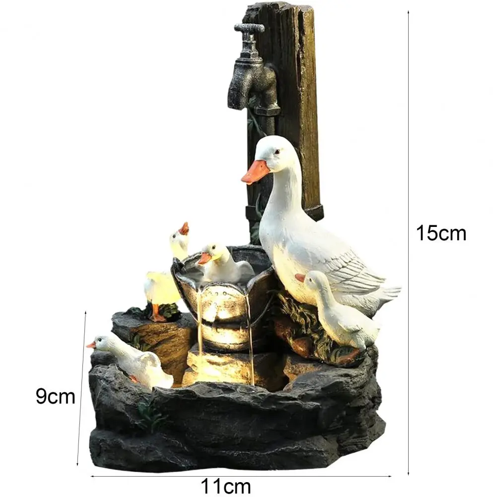 Squirrel Duck Sculpture Garden Garden Home Decoration Resin Decoration Pool Fountain Landscape Statue Forest Garden Decoration