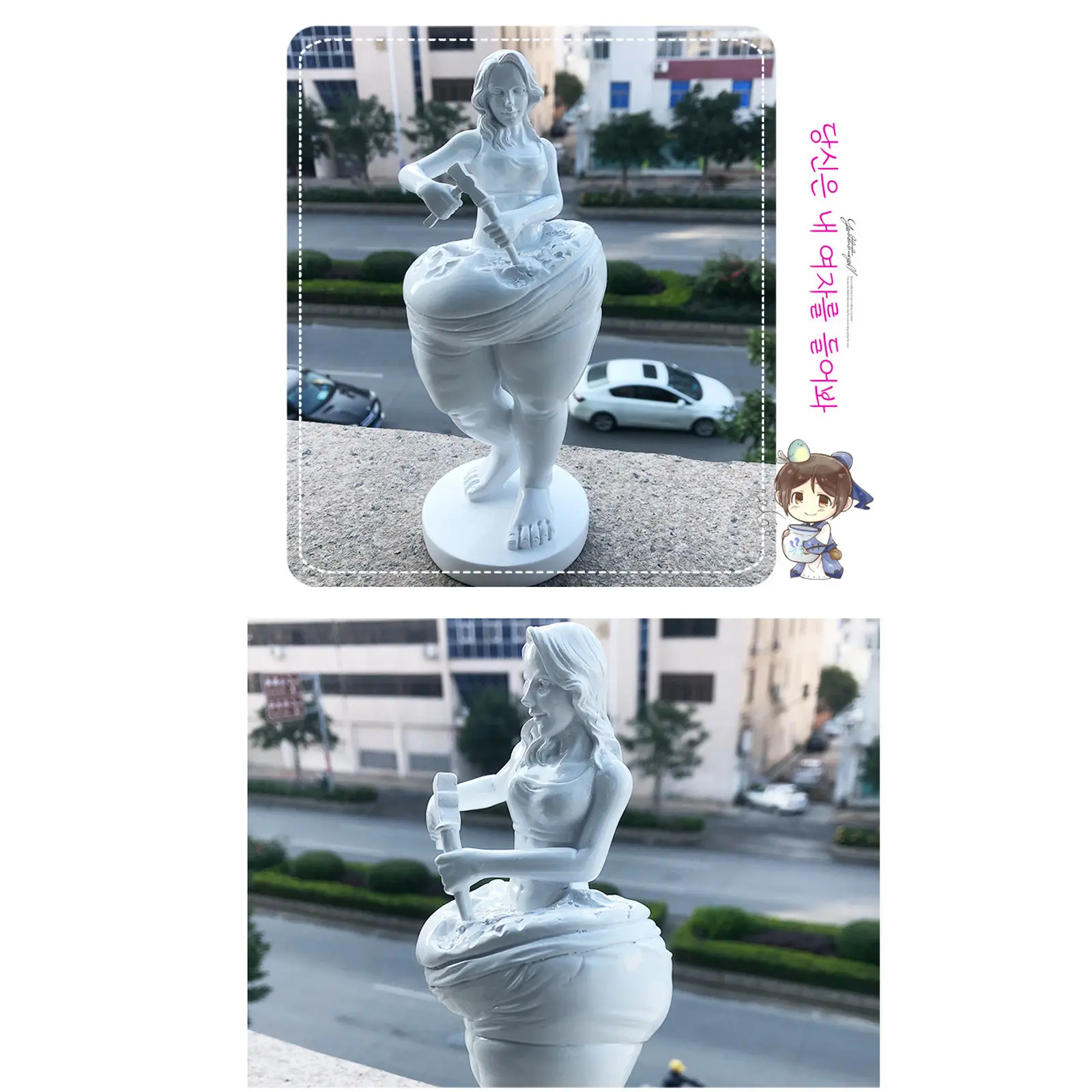 Slimming Goddess Sculpture Resin Portrait Sculpture Model Self motivation Yoga Fitness Beauty Front Desk Decoration Crafts