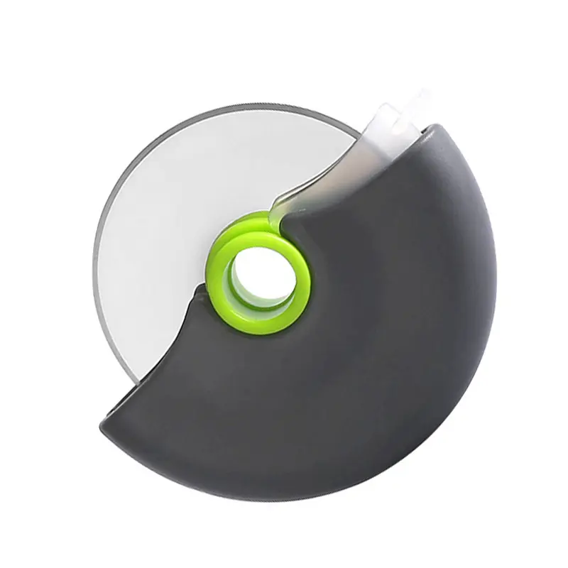 Steel Circular Roller Pizza Cutter with Protective Cover Cutting Machine Multi-purpose Pizza Dough Slicing Baking Kitchen Tool