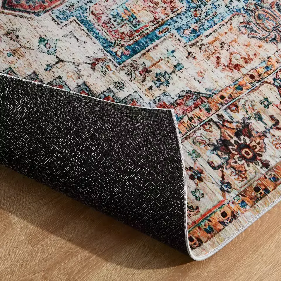 Printed Persian Carpet Living Room Decoration Carpet Christmas Decoration Carpet Bedroom Carpet Large Kitchen Carpet