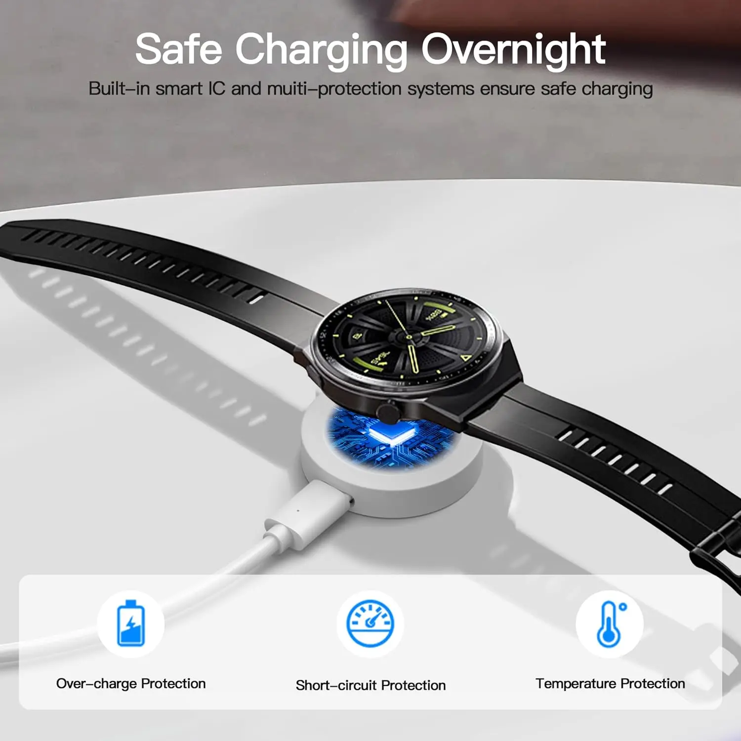 Huawei Watch Magnetic Charger Base Suitable for Huawei GT4 GT3 GT Runner GT2 Pro Honor Magic Universal Base Wireless Charger