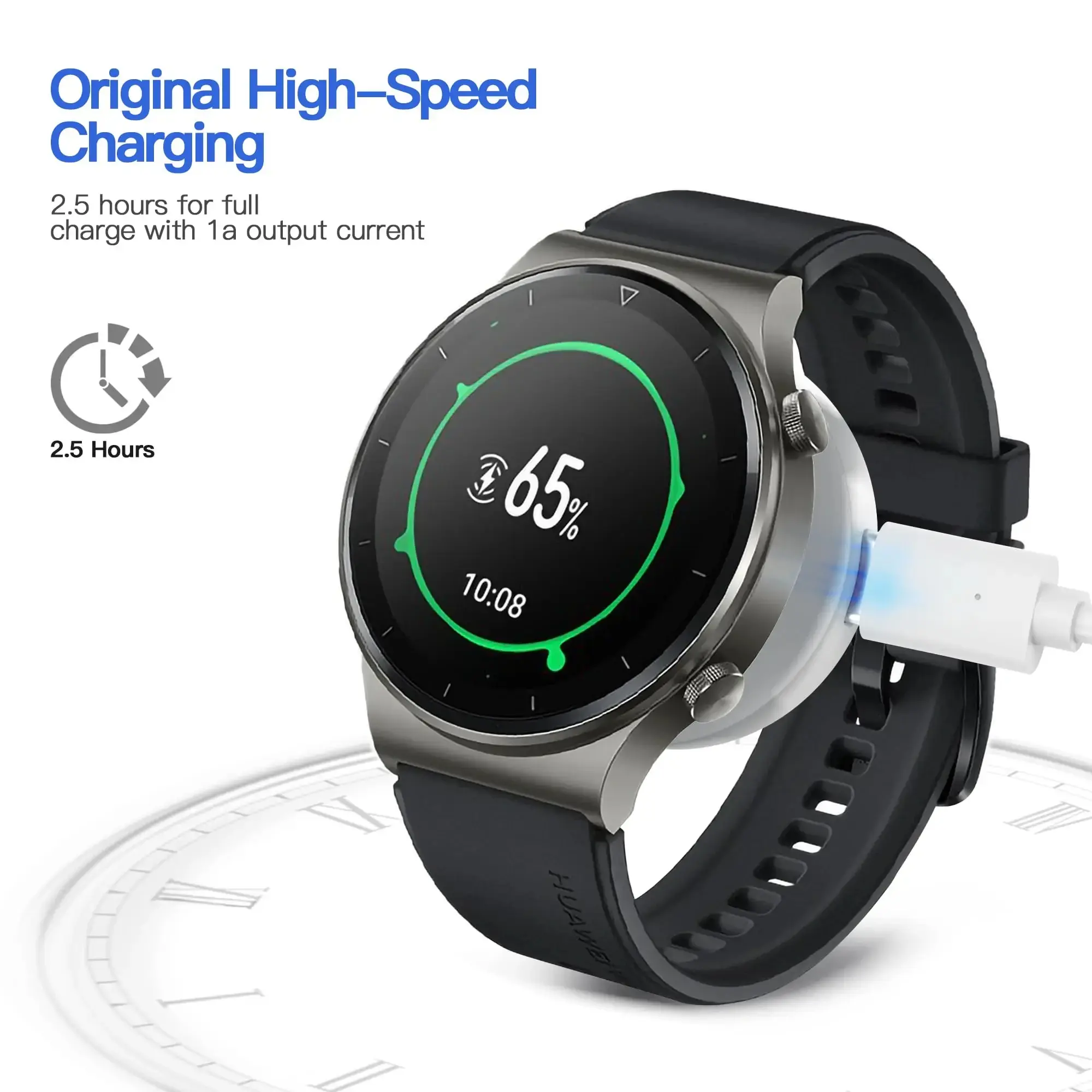 Huawei Watch Magnetic Charger Base Suitable for Huawei GT4 GT3 GT Runner GT2 Pro Honor Magic Universal Base Wireless Charger