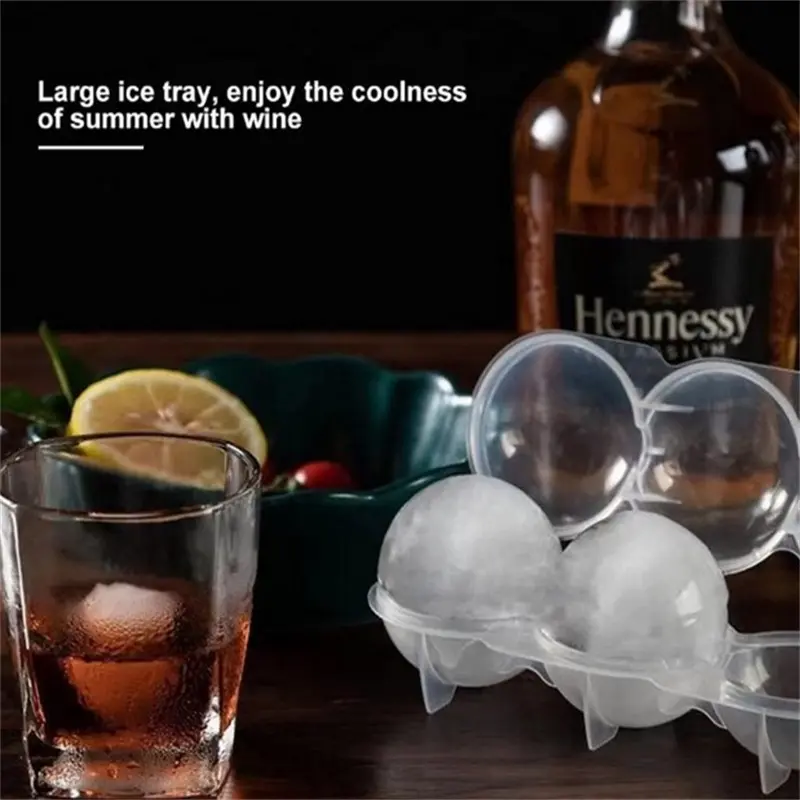 Four Hole Ice Hockey Model Whiskey Vodka Round Ice Box Keep Beverages Frozen Kitchen Di Ice Box Jelly Making Ice Tool