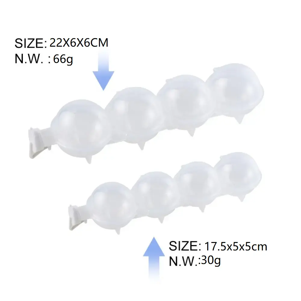 Four Hole Ice Hockey Model Whiskey Vodka Round Ice Box Keep Beverages Frozen Kitchen Di Ice Box Jelly Making Ice Tool