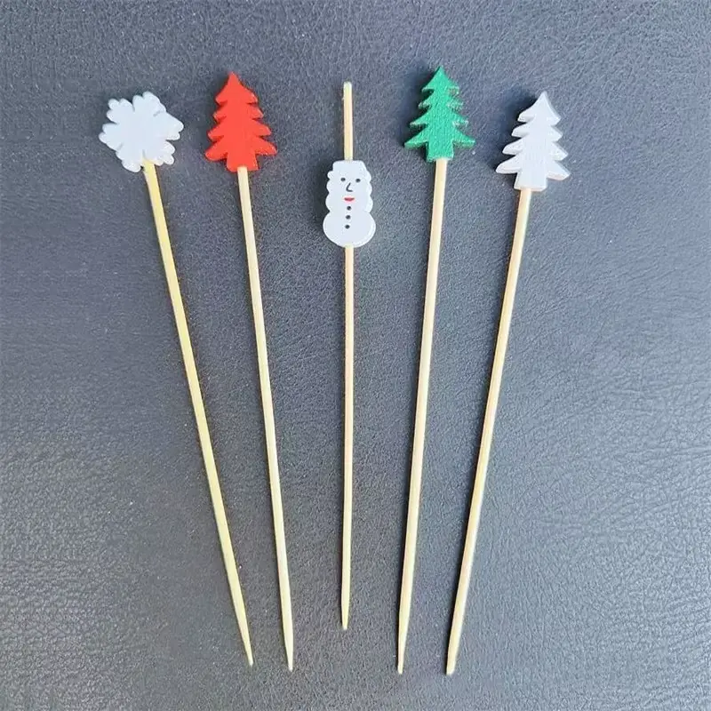 Christmas Food Toothpicks Christmas Desserts Buffet Fruit Salad Tree Reindeer Toothpicks Party Dessert Decorations Toothpick