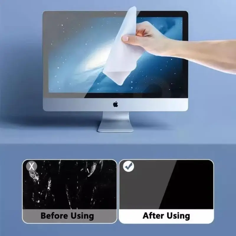 Apple Phone Watch Computer Tablet Polishing Cloth 1:1 Nanometer Texture Soft Ultra-fine Fiber Display Screen Cleaning Cloth