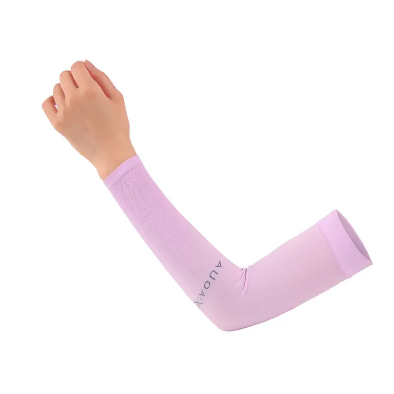 Summer Ice Silk Long Sleeves Sun Protection Hand Sleeves Cool and Refreshing Fabric Sports Cycling Ice Sleeves UV Protection