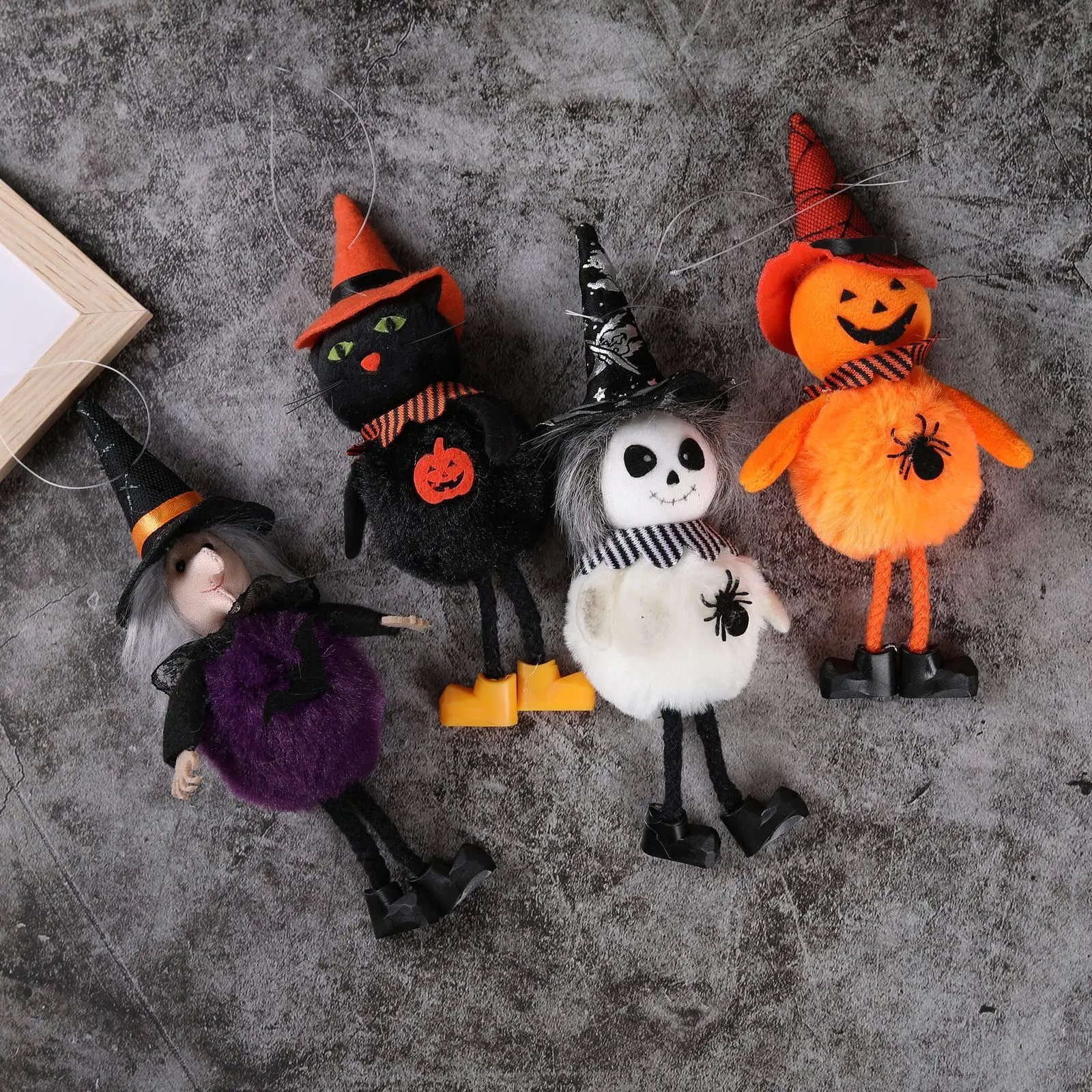 Halloween Decoration Pendant Ghost Festival Pumpkin Witch Pendant Doll Small Pendant Bar Ghost House Party Atmosphere Decoration
