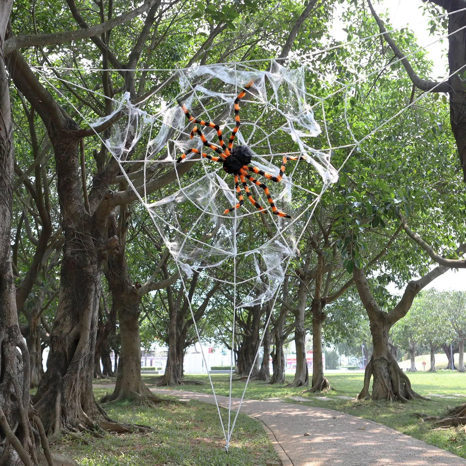 Halloween Big Plush Spider Horror Halloween Decoration Party Props Outdoor Big Spider Decoration Ghost House Horror Props Spider