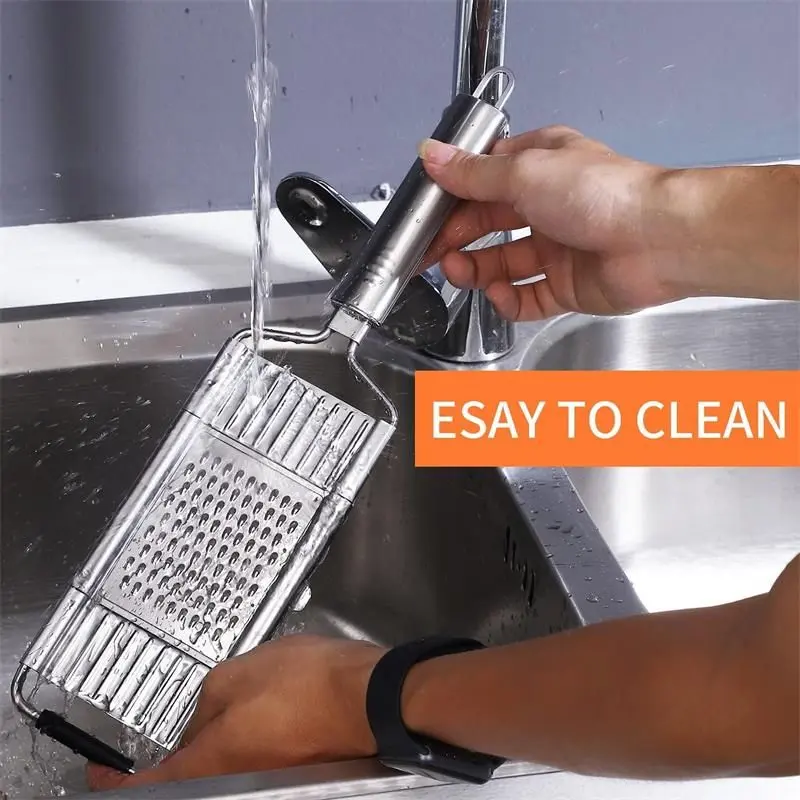 4-in-1 Portable Manual Shredder multi Functional Vegetable Slicer Easy to Clean Grinder Multi Functional Household Kitchen Tool