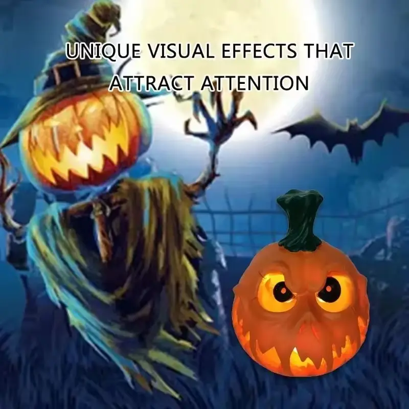 Halloween Party Decoration Hollow Pumpkin Shaped Candlestick Creative Desktop Skull Lantern Decoration Hollow Pumpkin Ornament