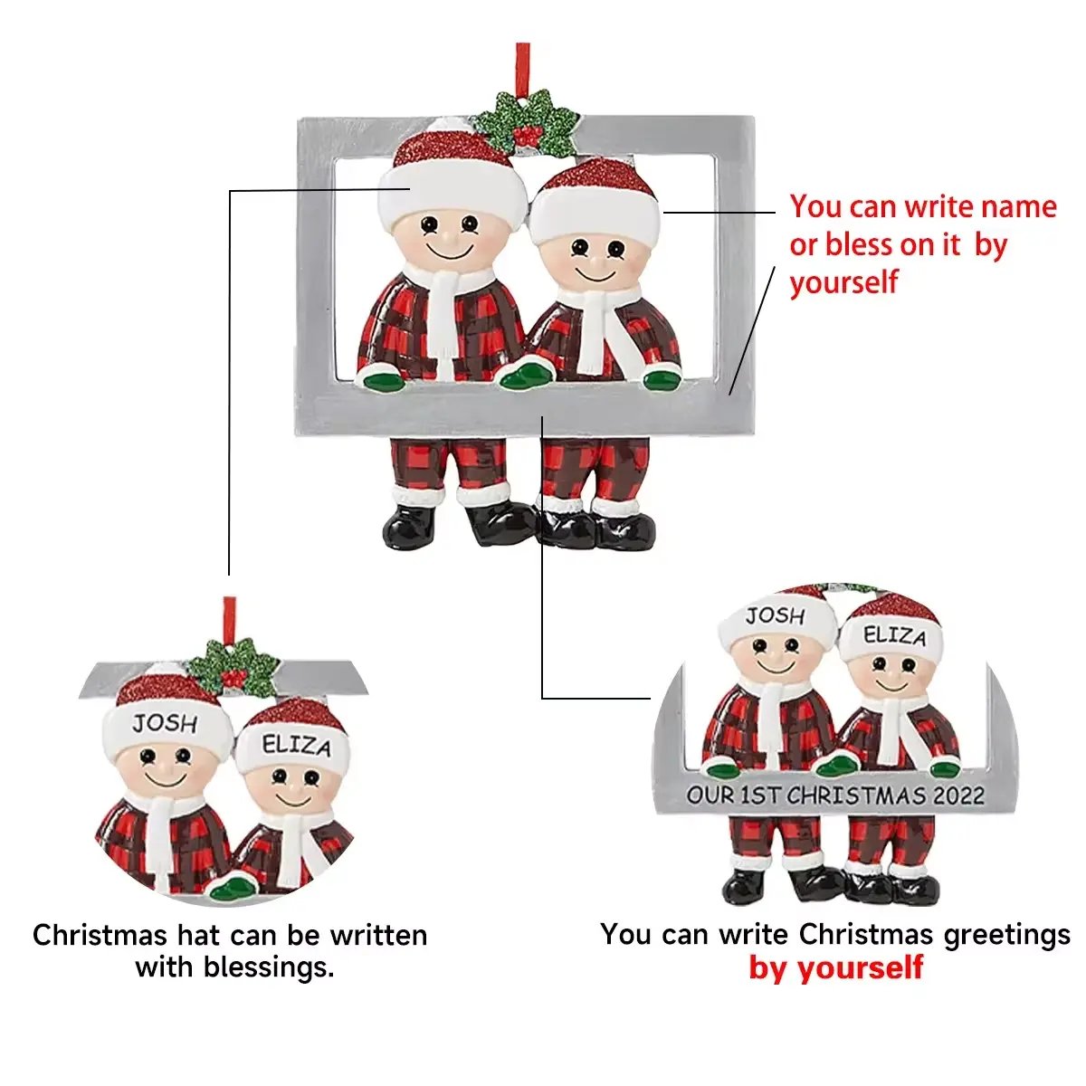 Christmas Tree Decorations New Year Atmosphere Christmas Pendants DIY Personal Home Pendants Christmas Party Decorations