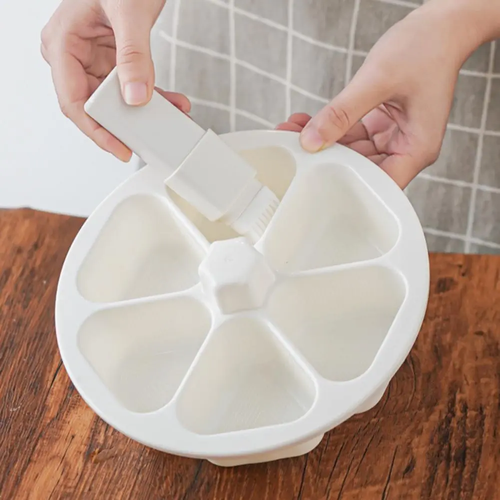 6 in1 Japanese Triangle Rice Vegetable Roll Making Mold Non Sticky DIY Plastic Triangle Sushi Making Mold Japanese Bento Box