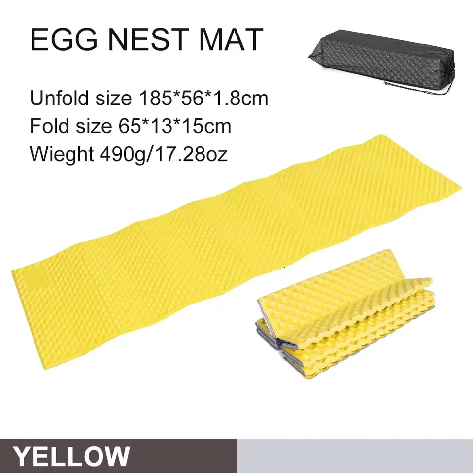 Outdoor Picnic Mat Foldable Mat Portable Sleeping Mat Picnic Foam Bed Mattress Brigade Waterproof Foam Cushion Chair Camping Mat