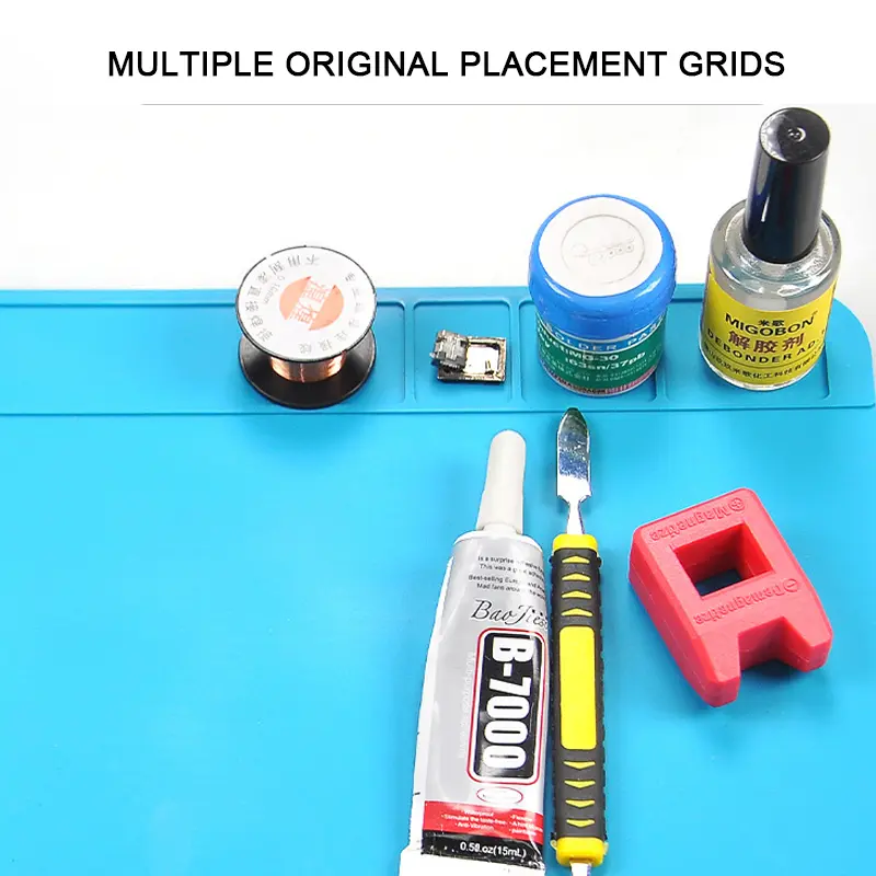 Repair Pad Silicone Waterproof Motherboard Electronic Equipment Repair Board Multi-component Placement Pad Electronics Repair