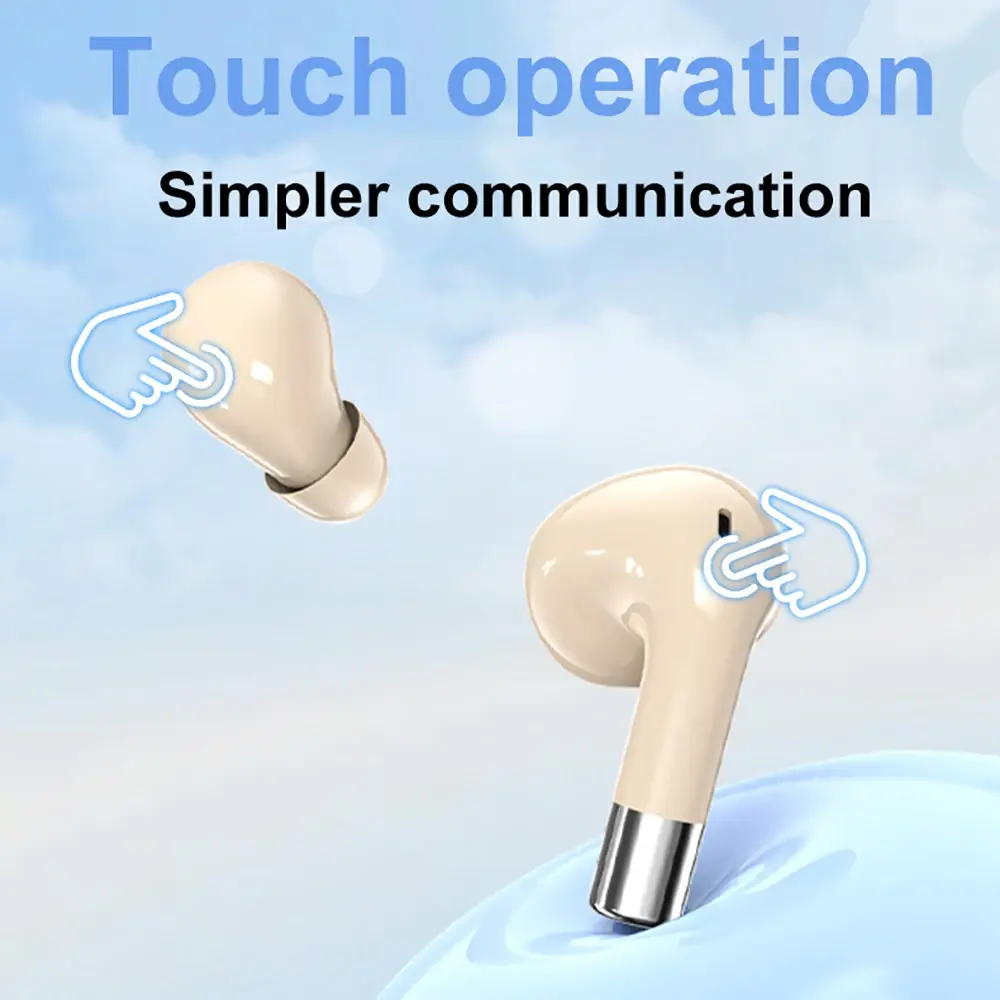 Two Pairs of Headphones Bluetooth 5.4 Mini Invisible Sleep Earphones HiFi Stereo Gaming Headsets Sports Noise Reduction Earbuds