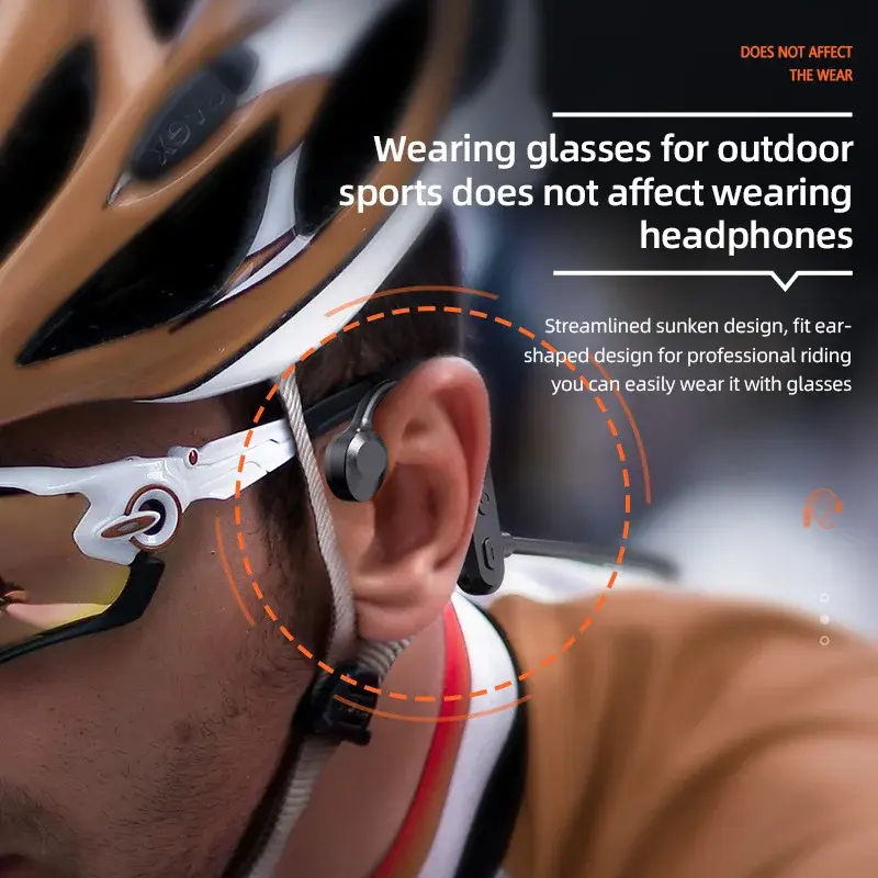 Bone Conduction Headphones Bluetooth 5.3 Earphones Magnetic Wireless Neckband Headsets HiFi Stereo Earbuds for Xiaomi iPhone