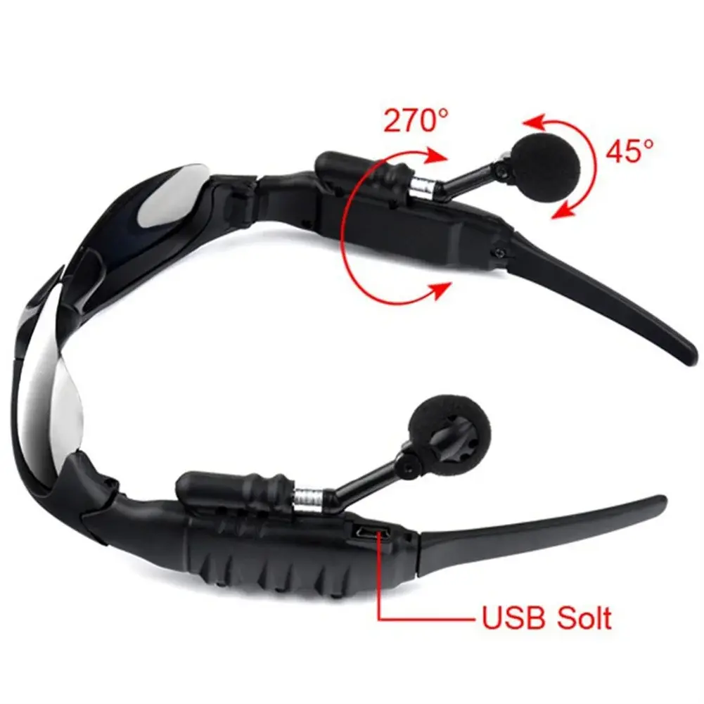 Wireless Glasses Earphones Bluetooth 5.0 Headsets Waterproof Noise Reduction Earbuds Outdoor Headphones with Mic for Xiaomi