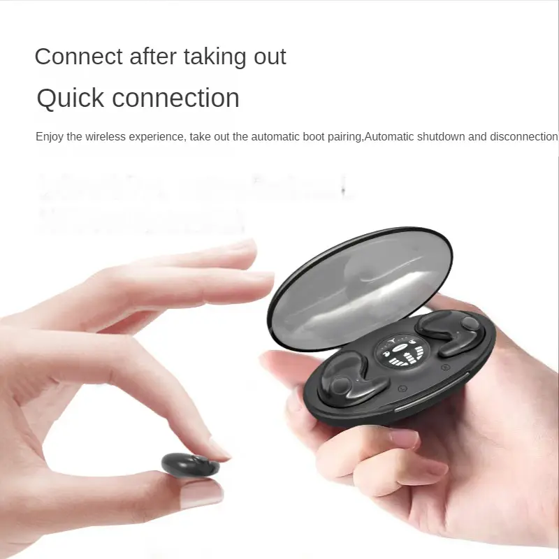 Mini Invisible Sleep Wireless Earphone TWS Bluetooth 5.3 Headphones IPX5 Waterproof Noise Reduction Earbuds Sports Headset