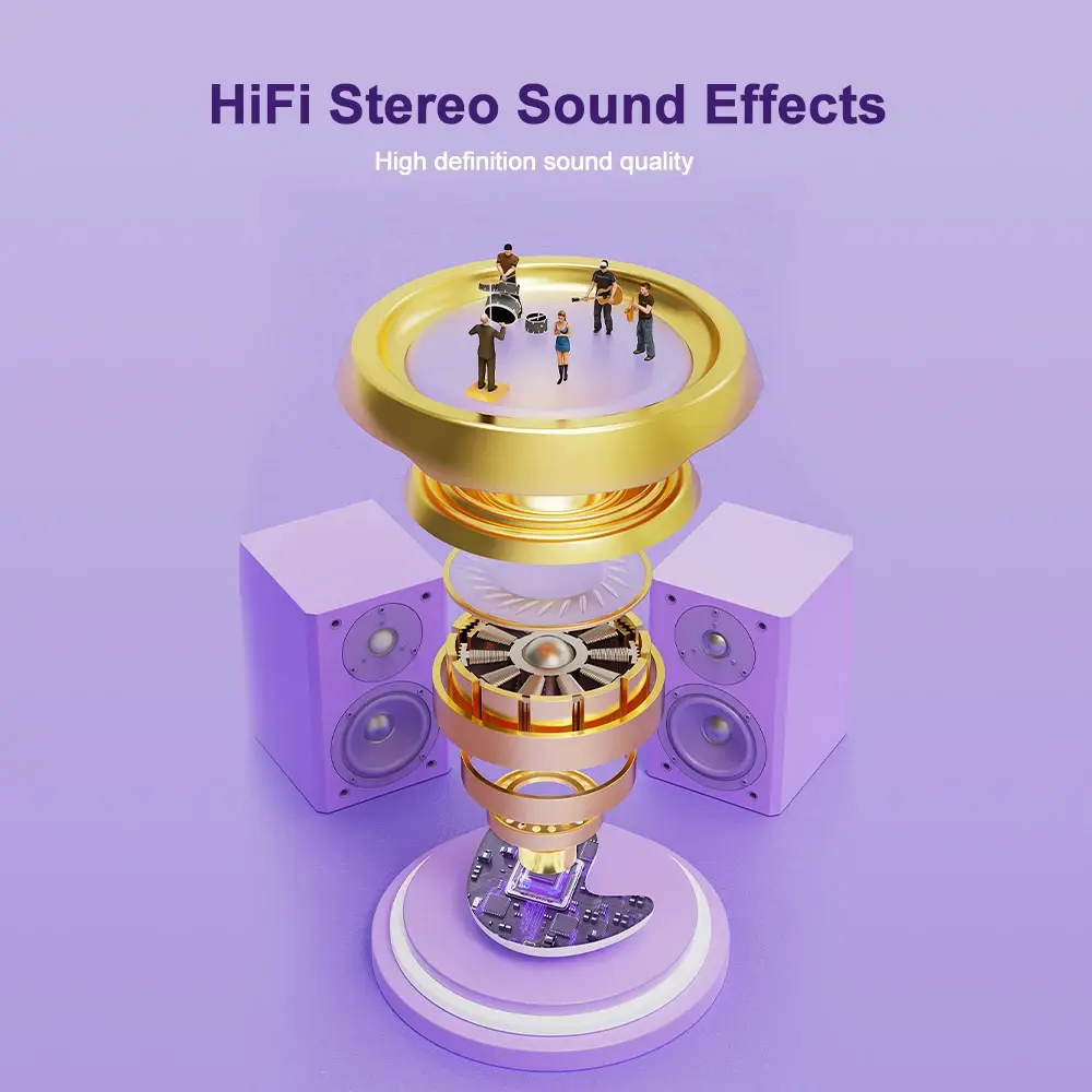 Invisible Sleep Earbuds Mini Headphones Noise Reduction Bluetooth 5.3 Wireless Headsets HiFi Stereo Sports Earphones for Xiaomi