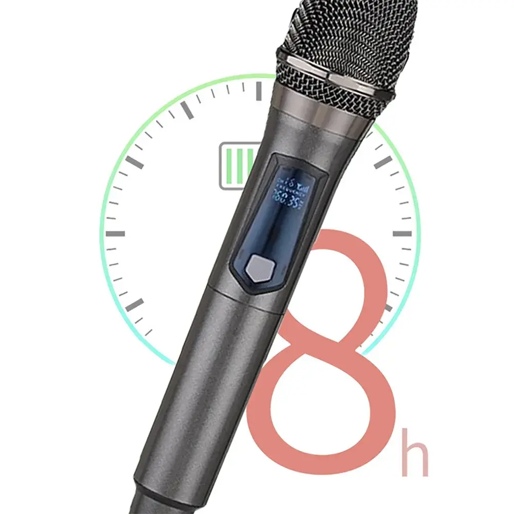 2.4G Handheld Microphone Wireless Microphone Rechargeable Microphone Multi-Microphone Kits For Karaoke Live Party Show Meeting