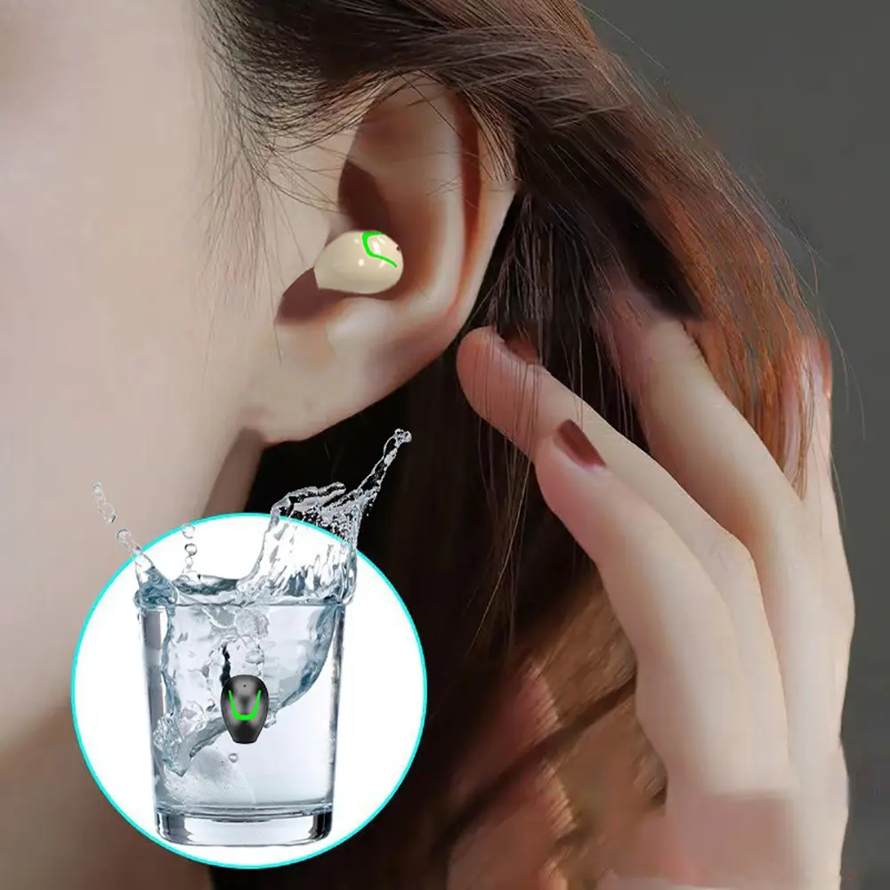 Bluetooth 5.3 Earphone in-ear Mini Invisible Headset Wireless Headphone HiFi Stereo Noise Reduction Earbud for XIAOMI Huawei