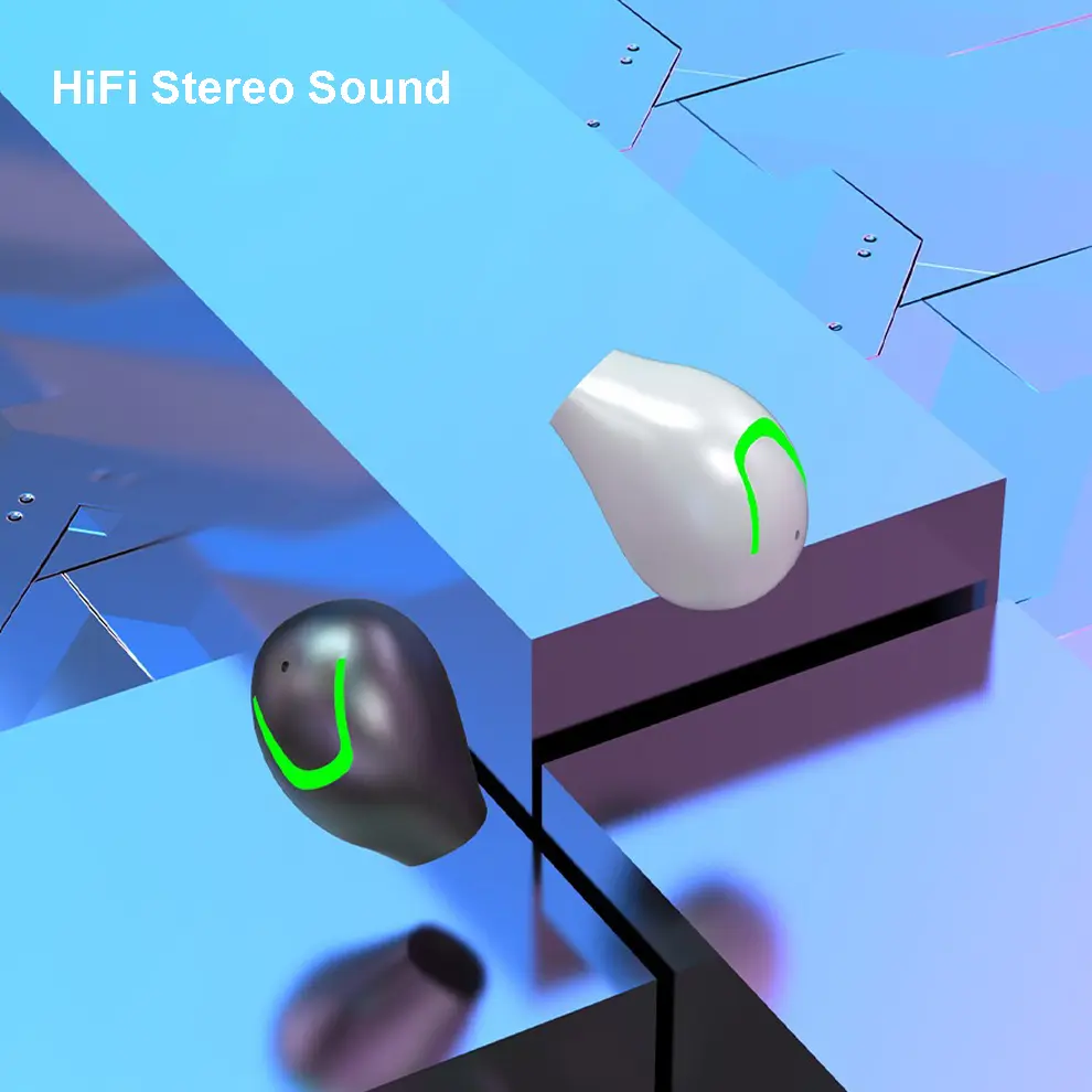 Bluetooth 5.3 Earphone in-ear Mini Invisible Headset Wireless Headphone HiFi Stereo Noise Reduction Earbud for XIAOMI Huawei