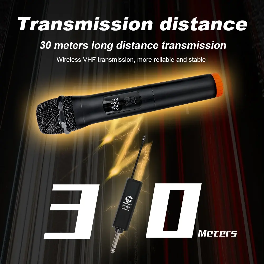Handheld Microphones 2.4G Wireless Microphone Karaoke Microphone Dynamic Multi-Microphone Kits Mic for Live KTV Wedding Party