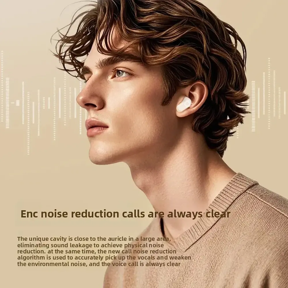 Bluetooth 5.4 Earphones Mini Earbuds TWS Wireless Headphones Touch Control Sport Noise Cancelling Gaming Headsets for Xiaomi