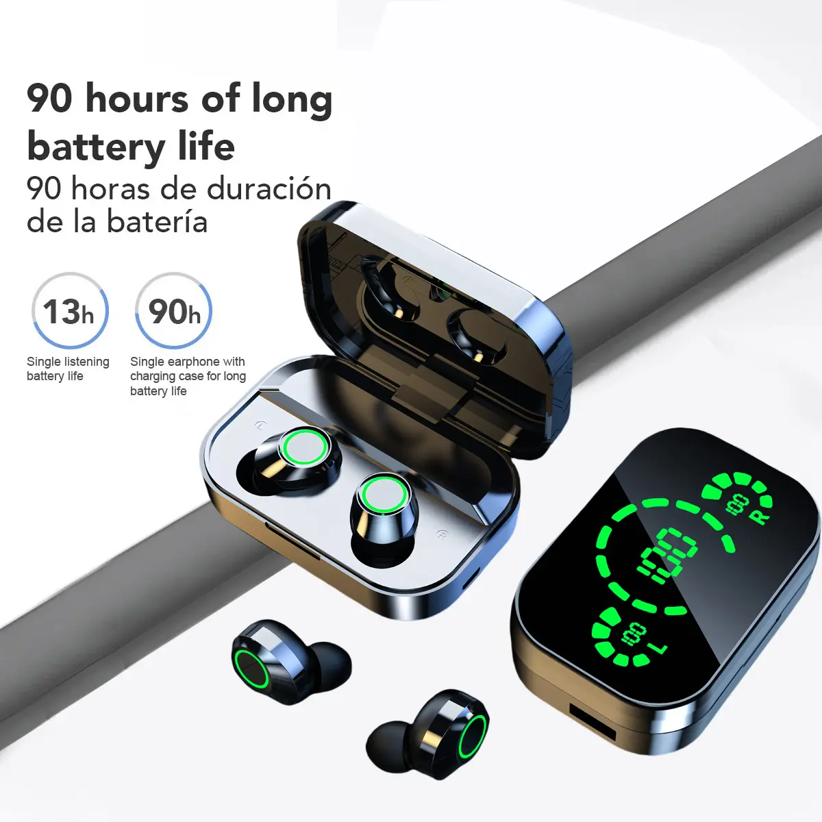AI Headsets Bluetooth 5.3 Translation Earphones Support 150+Language Wireless Headphones HiFi Noise Reduction Earbuds for XIAOMI