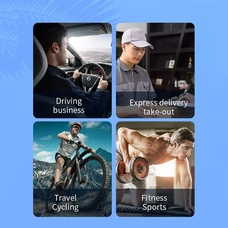 Ear-Hook Headphones Bluetooth 5.2 Earphones Wireless Headset Sports Touch Control Noise Reduction Earbuds for Xiaomi Huawei