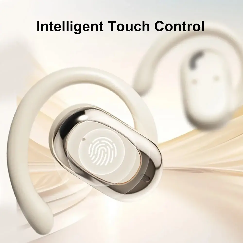 Bluetooth 5.4 Earphones Ear Hook Headphones HiFi Stereo Noise Reduction Waterproof Earbuds Wireless Headsets for Xiaomi Huawei