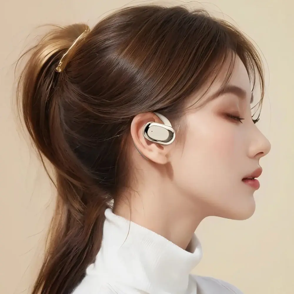 Bluetooth 5.4 Earphones Ear Hook Headphones HiFi Stereo Noise Reduction Waterproof Earbuds Wireless Headsets for Xiaomi Huawei
