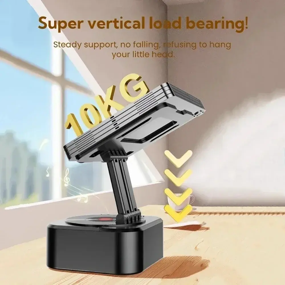 3-in-1 Bluetooth 5.3 Speaker with Tablet Holder Foldable Wireless Speaker Support Power Bank Charging For Video Meeting Live