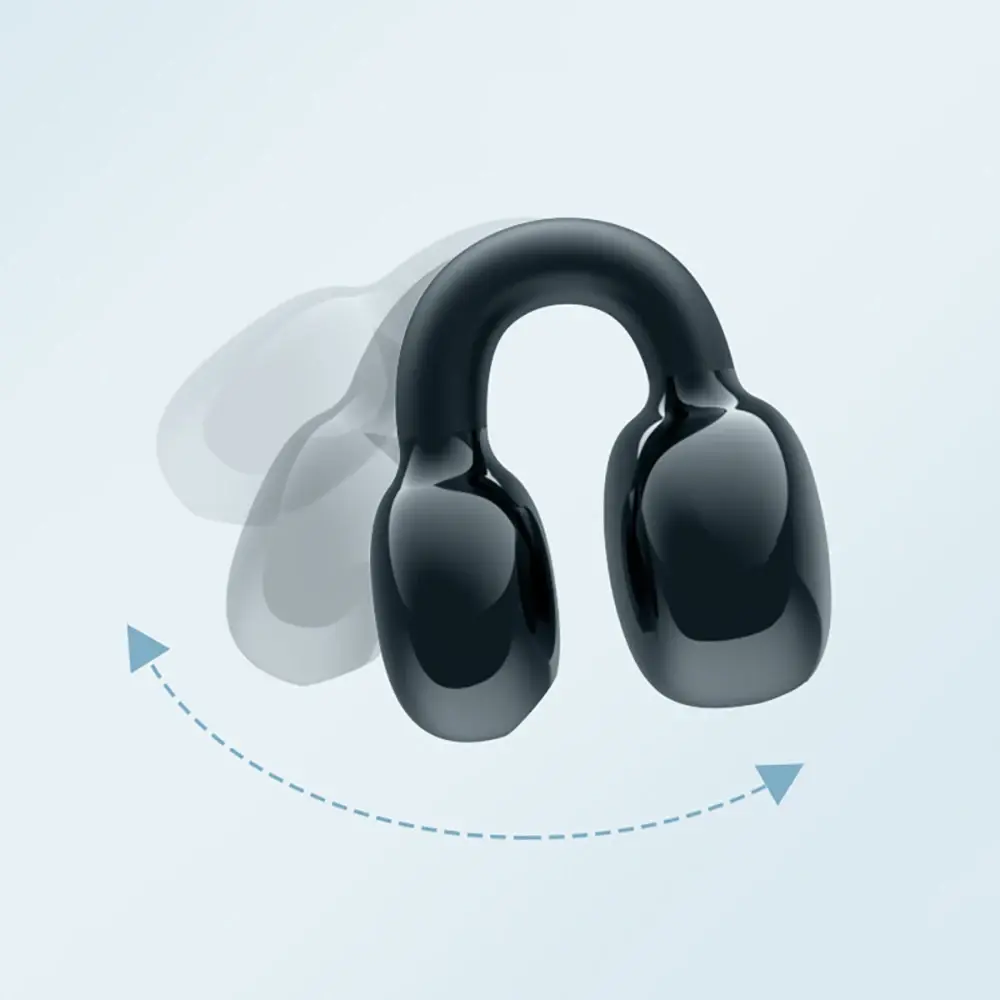 Bluetooth 5.3 Earphone Ear Clip Headphones TWS Wireless Headset HiFi Stereo Noise Reduction Earbud for Xiaomi iPhone Samsung