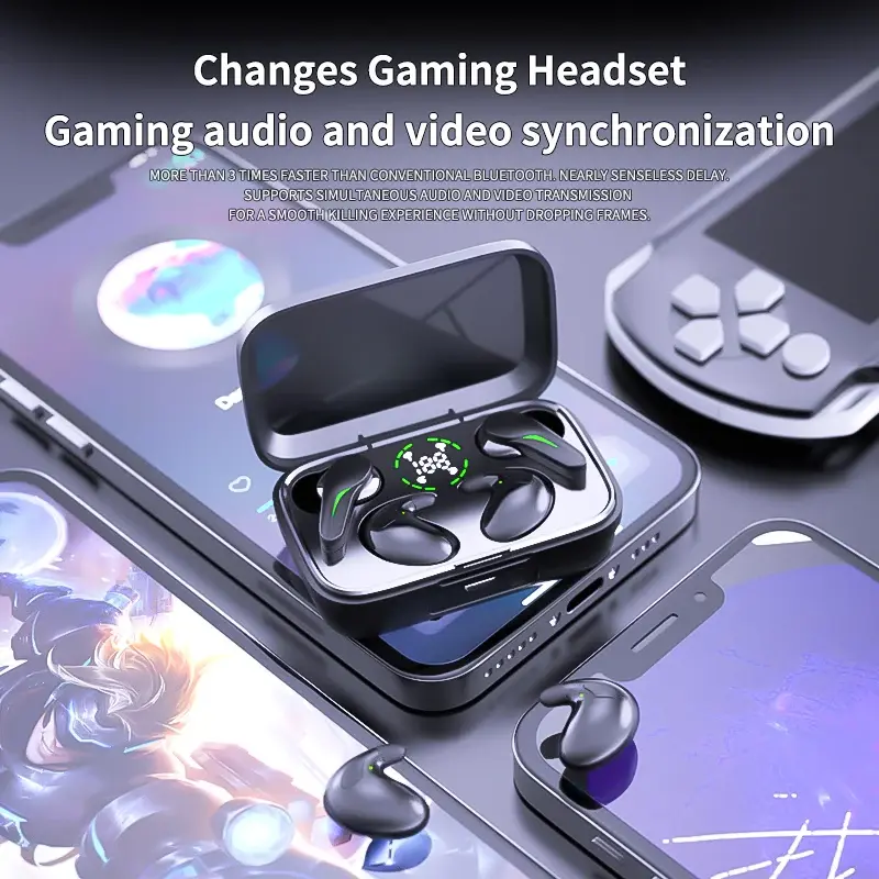 Two Pairs of Headphones Bluetooth 5.3 Earphones HiFi Stereo Noise Reduction TWS Wireless Earbuds Sports Waterproof Headsets