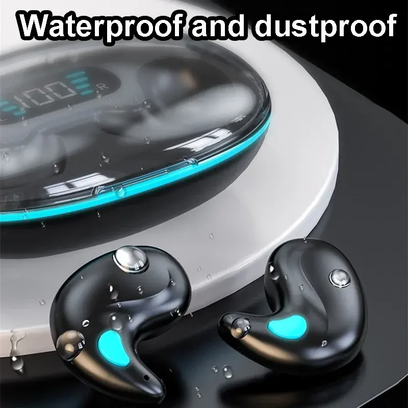 Invisible Sleep Headphones Bluetooth 5.3 Earphones Wireless Earbuds Noise Reduction Waterproof Headsets for Xiaomi Huawei iPhone