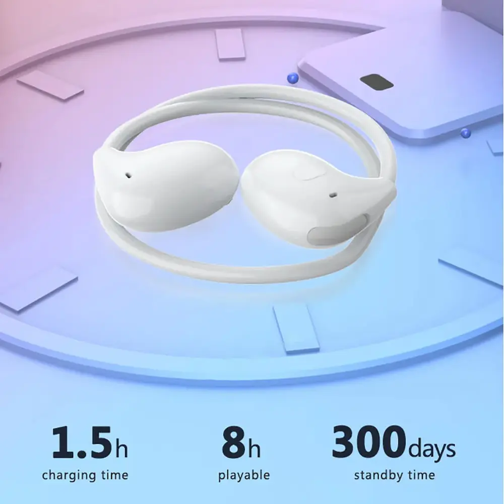 Wireless Headphones Bluetooth 5.3 Earphones HiFi Stereo Noise Reduction Ear Hook Earbuds Sports Headset for Huawei Xiaomi