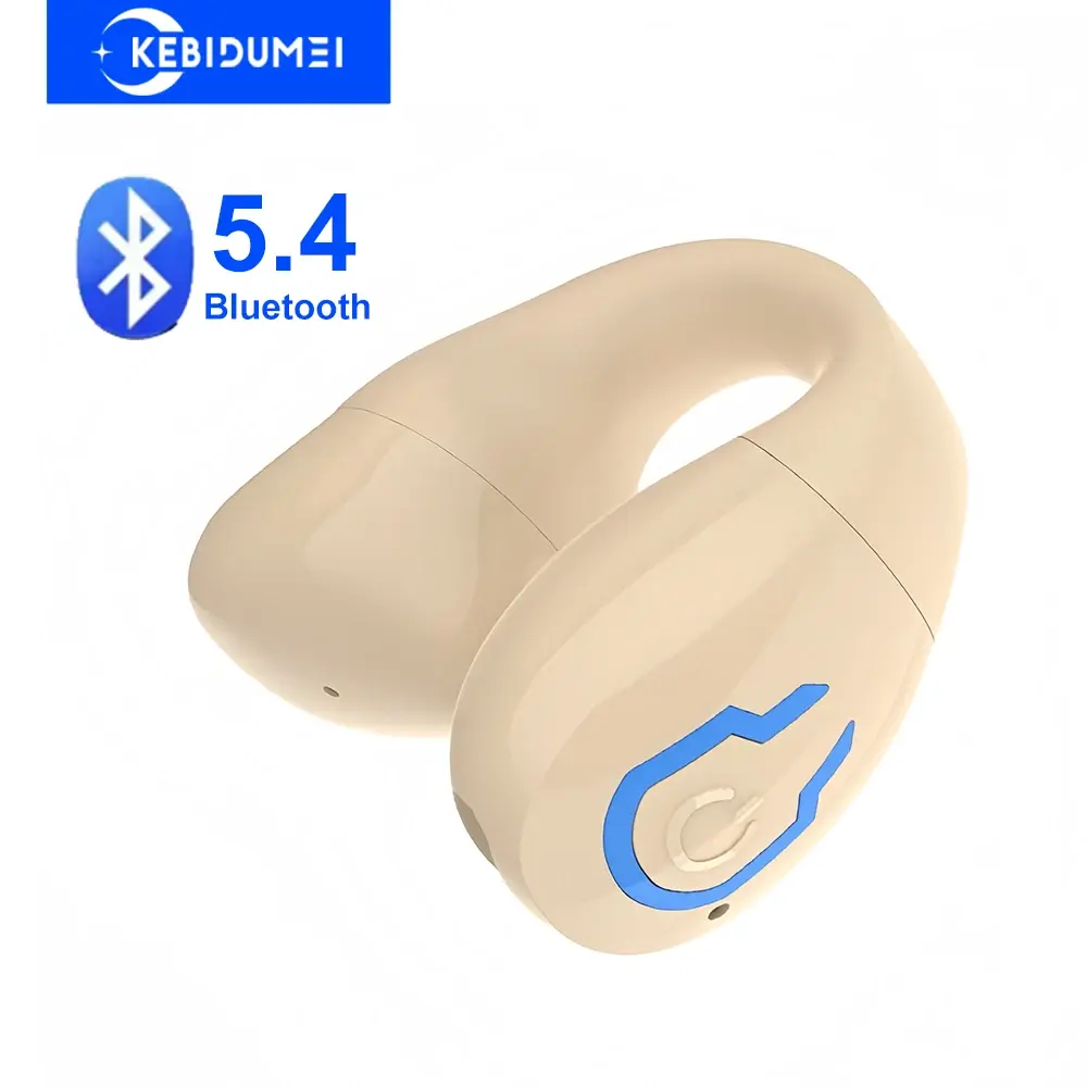 Bluetooth 5.4 Earphone Ear-Clip Headset Wireless Headphone HiFi Stereo Noise Reduction Waterproof Earbud for Xiaomi iPhone
