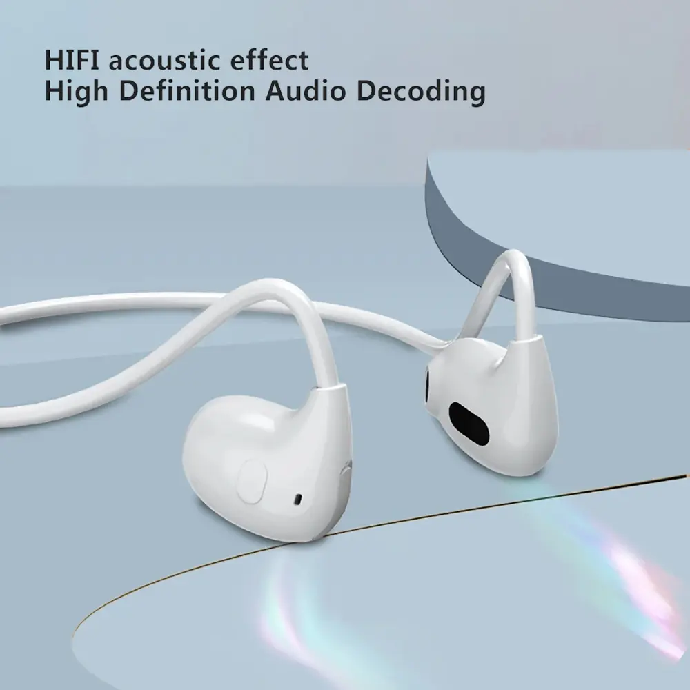 Wireless Headphones Bluetooth 5.3 Earphones HiFi Stereo Noise Reduction Ear Hook Earbuds Sports Headset for Huawei Xiaomi