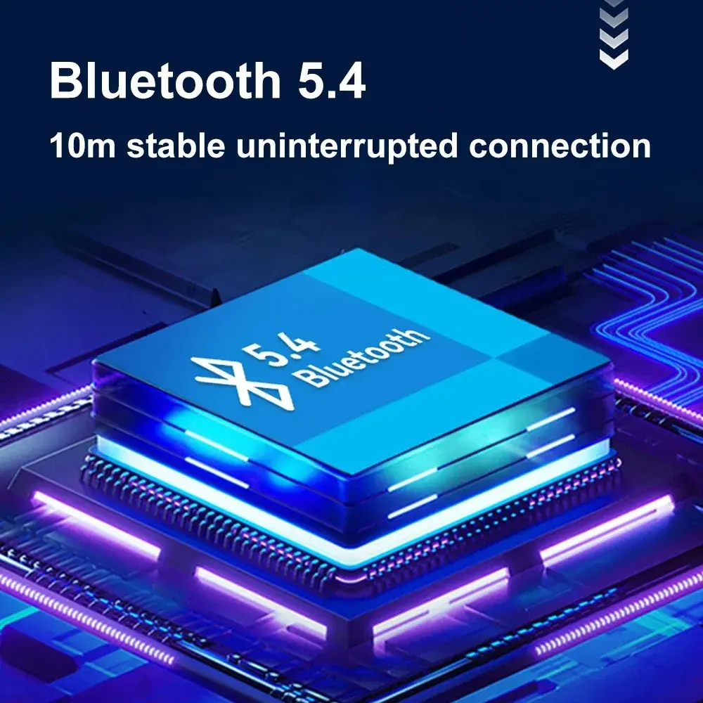 Bluetooth 5.4 Earphone Ear-Clip Headset Wireless Headphone HiFi Stereo Noise Reduction Waterproof Earbud for Xiaomi iPhone