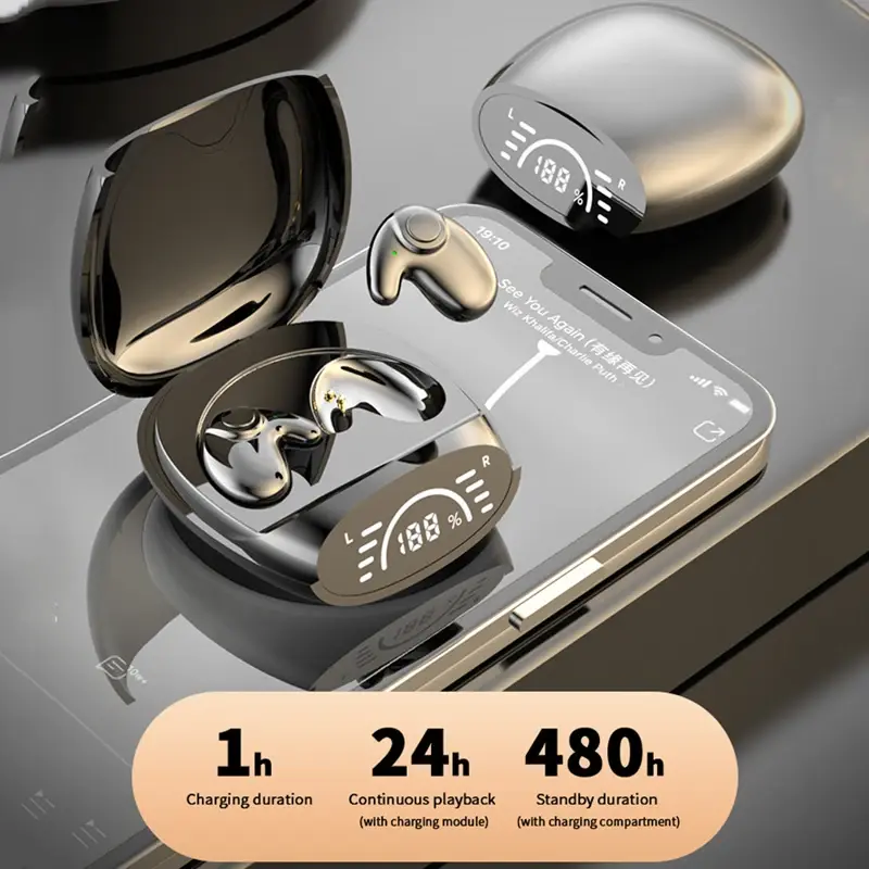 Sleep Earbuds Mini Invisible Wireless Earphones Bluetooth 5.3 Headphones HiFi Stereo Sports Noise Reduction Headsets for XIAOMI