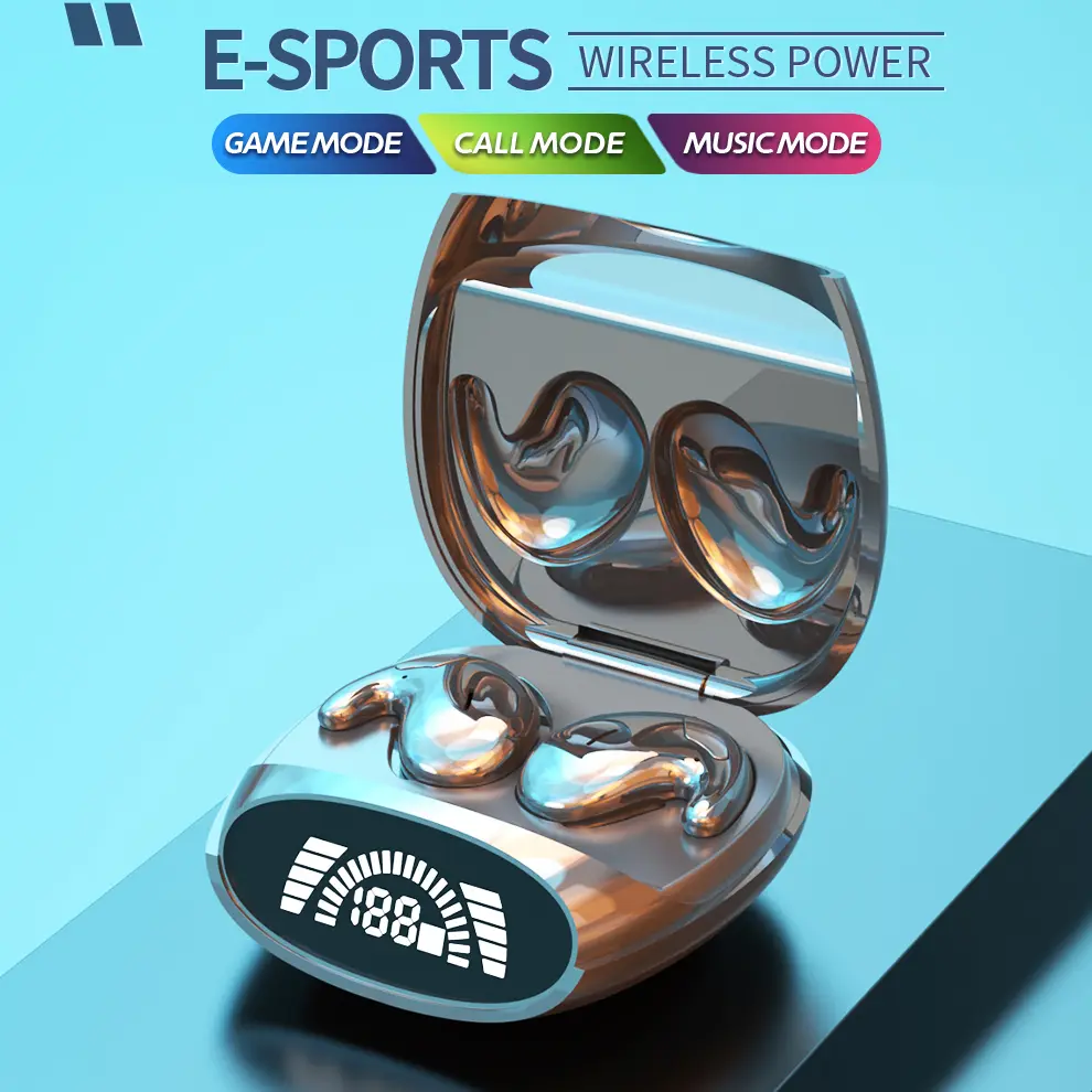 Bluetooth 5.3 Sleep Invisible Earbuds Tiny Mini Headphones Hidden Noise Reduction Earphones TWS Wireless Sports Stereo Headsets