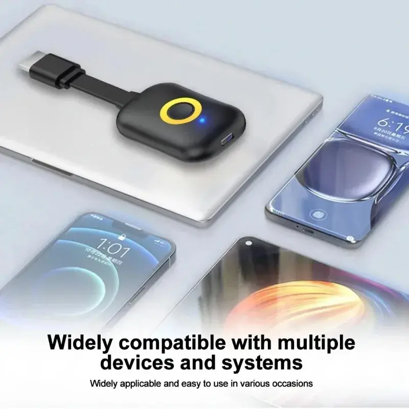 Wireless Screen Miracast TV Dongle Wifi Wireless TV Stick Supoort HDMI-Compatible 4K HD Mirror Screen Display Adapter For IOS