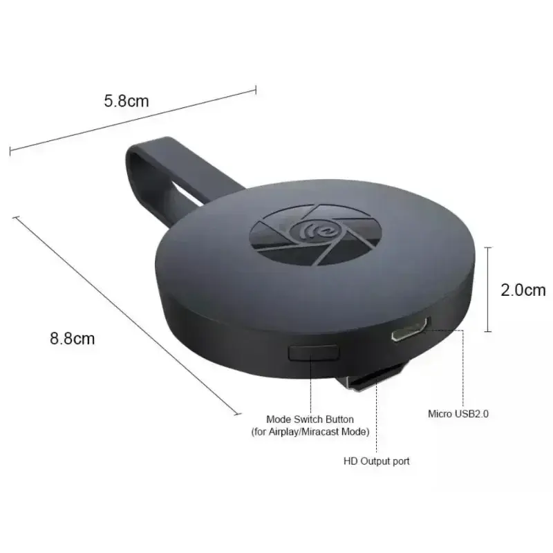 1080P G2 For MiraScreen Display Anycast Wifi HDMI-Compatible Miracast Dongle Compatible For TV Projector Android Mirror Screen