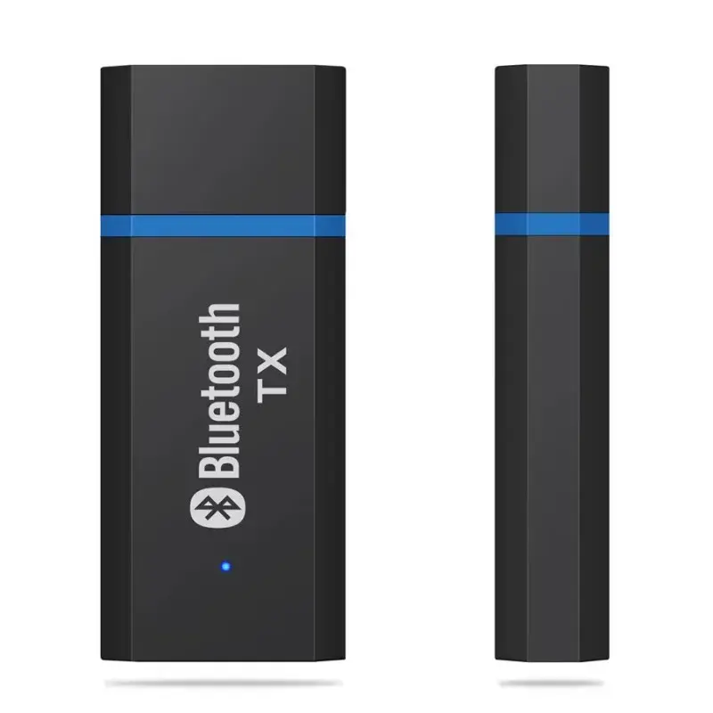 Bluetooth Transmitter 5.0 EDR Audio Adapter For TV PC Headphones 3.5MM Jack AUX USB Stereo Music Wireless Adapter Plug & Play